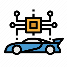 Ai Auto Car Chip Digital Icon