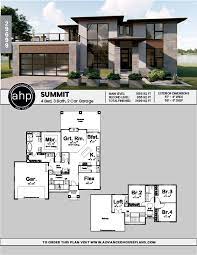 1 5 Story Modern Prairie House Plan