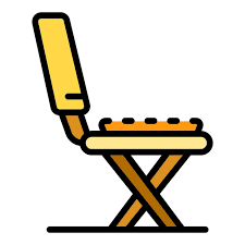 Backyard Chair Icon Outline Vector