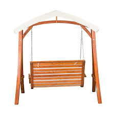 Leisure Season Wooden Patio Swing