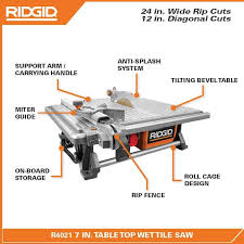 Corded Table Top Wet Tile Saw R4021