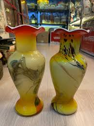 1960s Yellow Glass Vase 花瓶