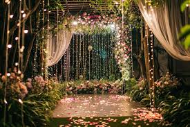 Romantic Garden Wedding Ceremony Space
