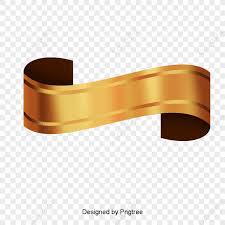 Gold Ribbon Vector Design Color Ribbon