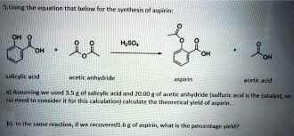Oh H2so4 Oh Oh Oh Salicylic Acid Acetic