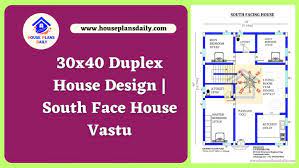 30x40 Duplex House Design South Face