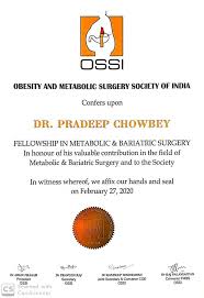 Dr Pradeep Chowbey Prestigious