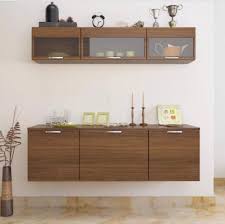 Brown Wall Mounted Wooden Storage