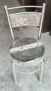 Black Icon Stainless Steel Chair