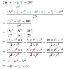 Operations With Algebraic Expressions