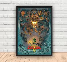 The Legend Of Zelda Game Poster Canvas