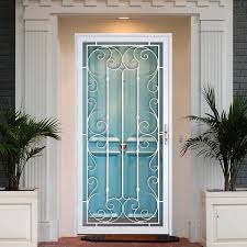 Wrought Iron Security Storm Door