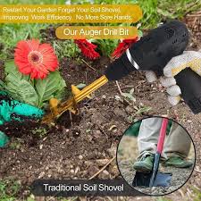 Garden Auger Drill Bit For Planting For