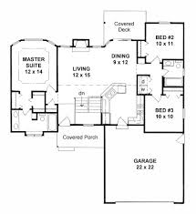 Plan 1190 Ranch Style Small House