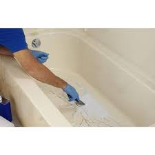 Outtkitywi Tub Shower Floor Repair Kit 14 1 2 In W X 32 In L Bone