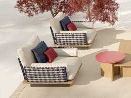 Venice Fabric Garden Armchair With