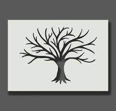 Tree Stencils Reusable Stencils For