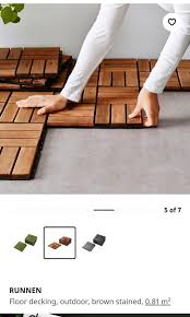 Ikea Outdoor Deck Tiles And Edges
