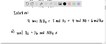 Solved When Ammonia Reacts With Oxygen