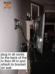 Wall Mount A Tv And Hide The Cords