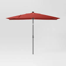Solar Market Patio Umbrella Sienna