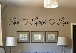 Live Laugh Love Vinyl Wall Decal Living