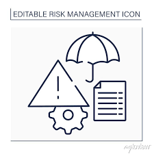 Risk Register Line Icon Documentary