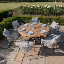 Maze Jakarta Teak Round Dining Table