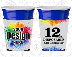 Full Color Disposable Cup Insulators