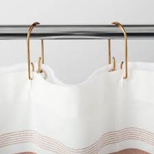 12pc Decorative Shower Curtain Rings