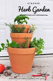 Stacked Herb Garden Delineate Your