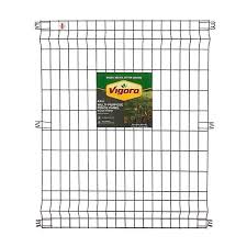 No Dig Black Metal Garden Fence Panel