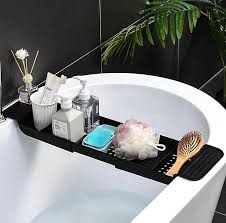 Bath Extendable Caddy Tray Bathtub