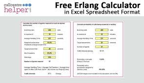 New Excel Based Erlang Calculator