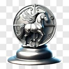 Horse Silver On Icon Png