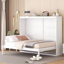 Wood Frame Full Size Murphy Bed