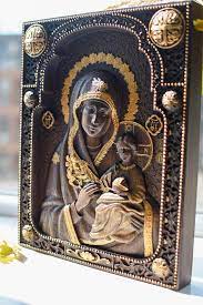 Virgin Mary The Unfading Flower Icon