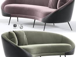 Curved Sofa 3d Models Cgtrader