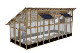 Slant Roof Greenhouse