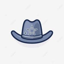 Dallas Cowboys Logo With A Hat Icon