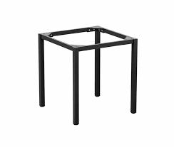 Meta 4 Leg Square Metal Table For