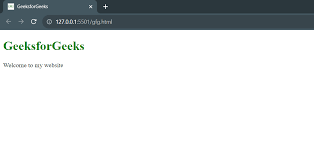 Html Favicon Geeksforgeeks