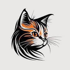 Cat Logo Vector Art Icons And