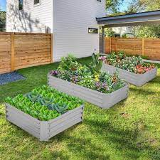 Galvanized Metal Raised Garden Bed