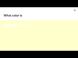 Ecru Color A Look At What Colors Go