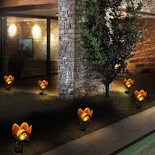 Solar Flower Garden Lights Le