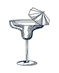 Cocktail Drawing Vector Art Icons And