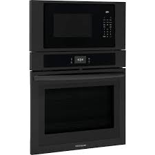 Frigidaire 30 Electric Wall Oven And Microwave Combination Black