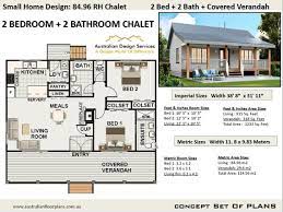 Small Chalet Home Design 2 Bedroom 2