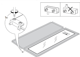 Ikea Detolf Klingsbo Glass Door Hinge